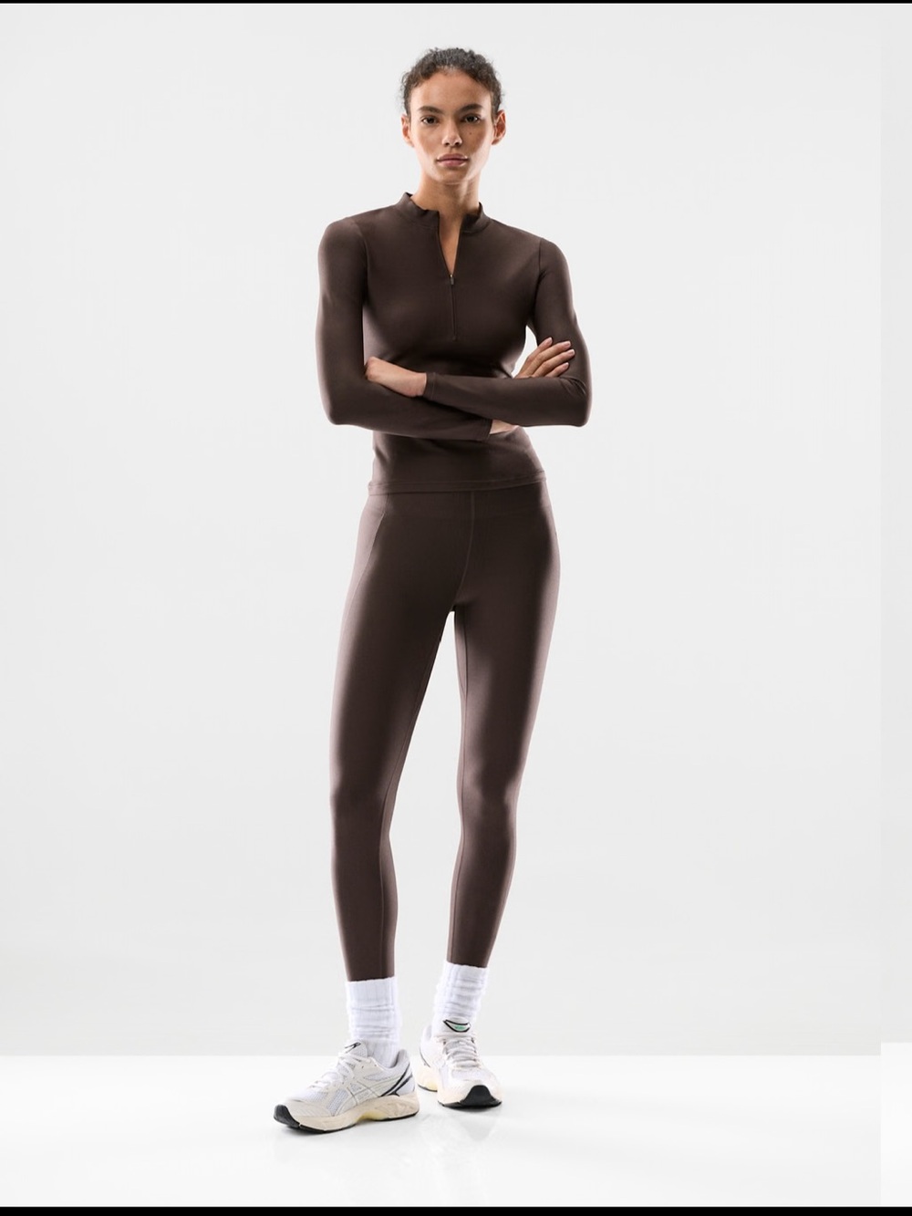 NWT Aritzia Glotone Horizone 26 Legging BROWN
